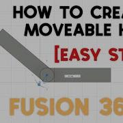 Creating A Hinge In Autodesk Fusion 360 Easy Tutorial