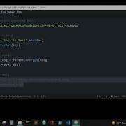 Encrypt And Decrypt Text In Python