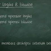Tutorial Dasar Python 3 08 Operator Logika Bitwise