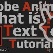 Text Tool Of Adobe Animate CC Adobe Flash Tutorial