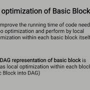 Optimization Of Basic Block