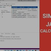 Create User Input Simple Calculator Using Java Only If Function And Char Input