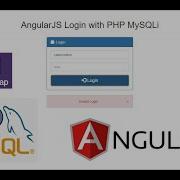 AngularJS Login With PHP MySQLi