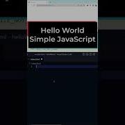 JavaScript Tutorial Hello World In Browser Shorts Programming Coding Javascript Html
