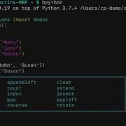 Using Collections Deque For Queues And Stacks In Python