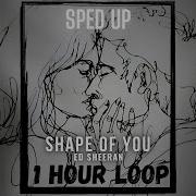 Ed Sheeran Shape Of You Official Best Lyrical Sped UP Music Video 21x 1 Hour Loop