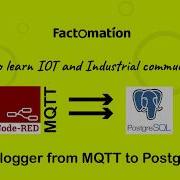 Data Logging MQTT To PostgreSQL Via Node Red