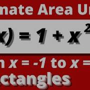 MIDPOINT RULE Estimate The Area Under The Graph F X 1 X 2 From X 1 To X 2 With Three Rectangles