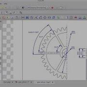 Freecad Course Drawing Dimensioning Example Gear Wheel