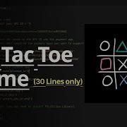 Tic Tac Toe Game In Python Python Project For Beginners