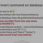 SQLite In Android Part 1