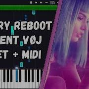 Memory Reboot Narvent VØJ PIANO TUTORIAL SHEET MIDI