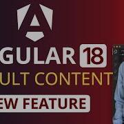 Angular 18 New Feature For Ng Content Default Content