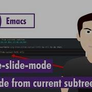 Org Mode Start Slide From Current Subtree