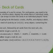 COMP1010 Arrays Comparing Swapping The Playing Cards Example