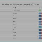 Inline Table Add Edit Delete Using AngularJS With PHP Mysql 4