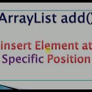 How To Add Element At Particular Index In ArrayList Example Add Method In Arraylist