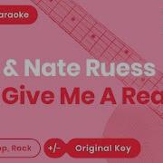 P Nk Nate Ruess Just Give Me A Reason Karaoke Acoustic