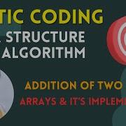 Sum Of Two Arrays Array Data Structure Algorithms Java Programming Kinetic Coding