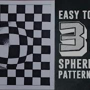 EASY TO DRAW 3D SPHERE WITH PATTERN DESIGN