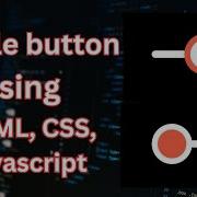 How To Create Animated Toggle Button Using Html Css And Javascript