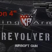 Обзор пневматического револьвера King Arms Colt Python 6 мм Airsoft ствол 4 CO2 Отстрел