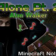 Alan Walker Ava Max Alone Pt 2 Minecraft Note Block Cover