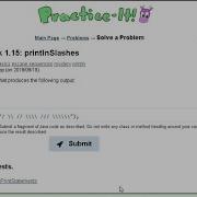 Java Practice It Introduction To Java Programming Self Check 1 15 PrintlnSlashes