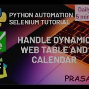 День 19 Работа с динамическими веб таблицами и календарями Серия Selenium Python Python Sele