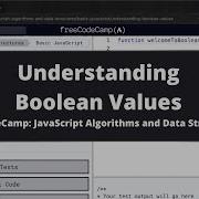 Understanding Boolean Values Basic JavaScript FreeCodeCamp Tutorial