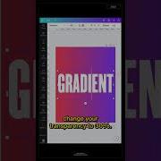 Gradient Text Effect In Canva