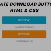 How To Create Download Button HTML And CSS
