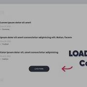 Load More Button Javascript