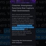 Overview Of Rust Closures Short