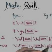 Math Quill Inequalities Visualizing Algebra