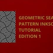 Geometric Seamless Pattern Inkscape Tutorial Edition 1
