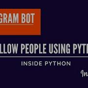 Instagram Bot 5 Follow Using Python Selenium And Gecko Driver