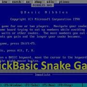 QuickBasic Yılan Oyunu Nibbles Bas