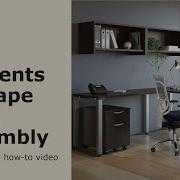 Elements L Shape U Leg Desk With Return Support And Stiffener Assembly Instructions