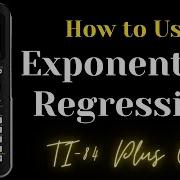 Exponential Regression On TI 84 Plus CE