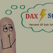 Power BI DAX Vs SQL Part 8 Percent Of Sub Total