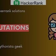 Mutations HackerRank 17 Pythonista Geek CodeWithMe Shravanthi