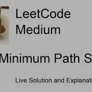 64 Minimum Path Sum Leetcode Medium
