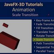 Animation Scale Transition JavaFx 3D Tutorials 26