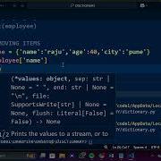 Python Dictionary In Details Part 1