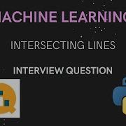 Machine Learning Intersecting Lines A Python Solution