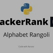 Alphabet Rangoli HackerRank Solution