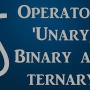 Javascript Operators Unary Binary And Ternary