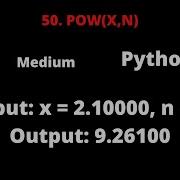 LEETCODE 50 POW X N PYTHON Leetcode Facebook Interview Questions