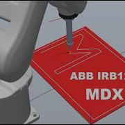Drawing MDX On A3 Paper Using ABB IRB120 Robot